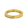 Todd Reed 18k yellow gold organic men's band ring