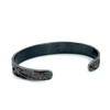 Todd Reed palladium and sterling silver organic men's cuff bracelet