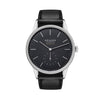 Nomos Orion Neomatik39 New Black Sapphire Back Ref. 396, front side of watch