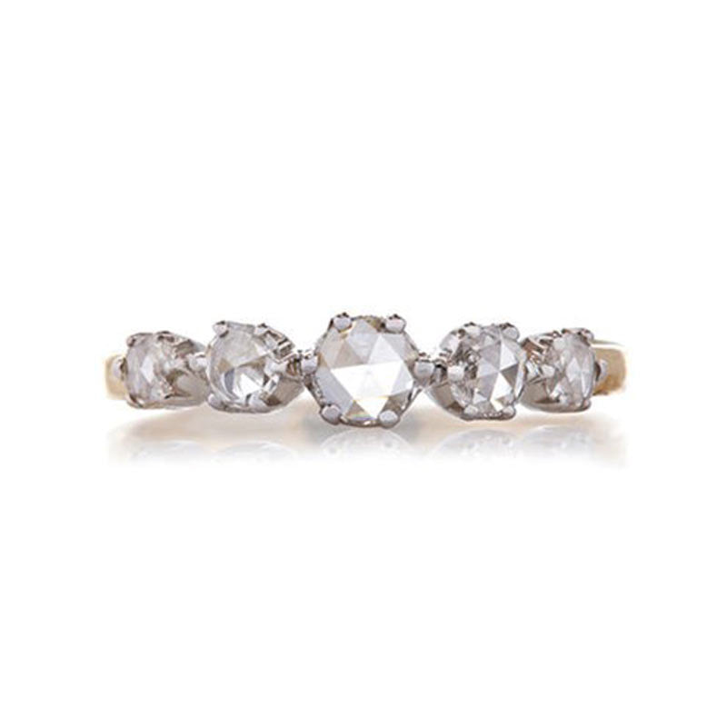 Sethi Couture 18k Gold "Griselle" Rose-cut Diamond Ring