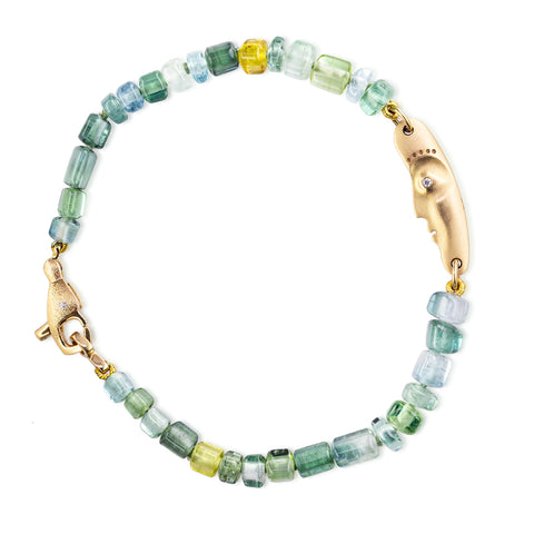 Alex Sepkus "The Big Sleep" Green Tourmaline Bracelet