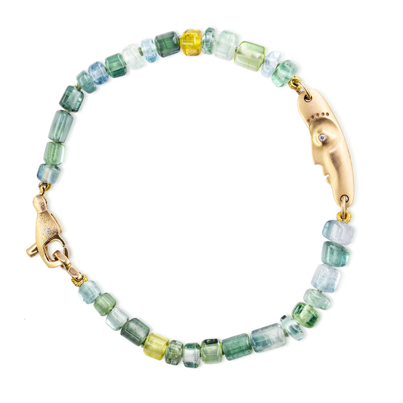 Alex Sepkus "The Big Sleep" Green Tourmaline Bracelet