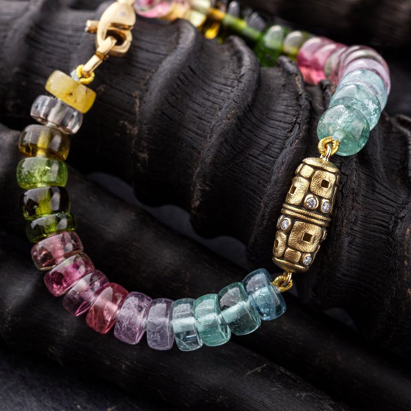 Alex Sepkus Multi-Color Tourmaline "Little Windows" Bracelet