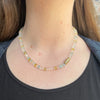 Alex Sepkus Vario Multi-Color Beryl Bead Strand with Alex Sepkus Vario Clasp on neck