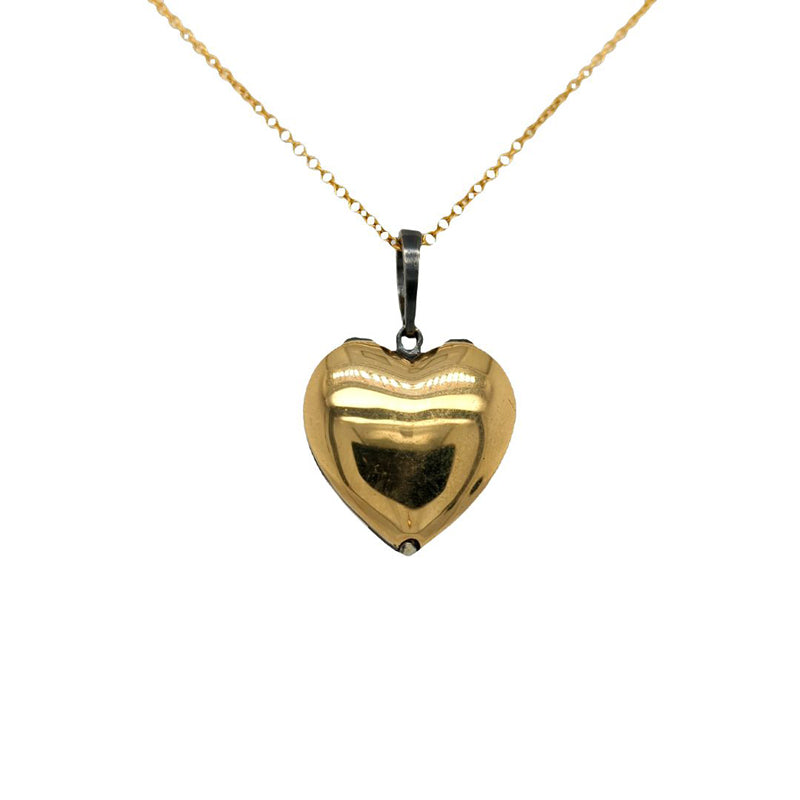 Arman Sarkisyan Cobblestone Diamond Heart Shape Locket back