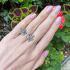 Arman Sarkisyan Diamond Love Birds Ring on hand