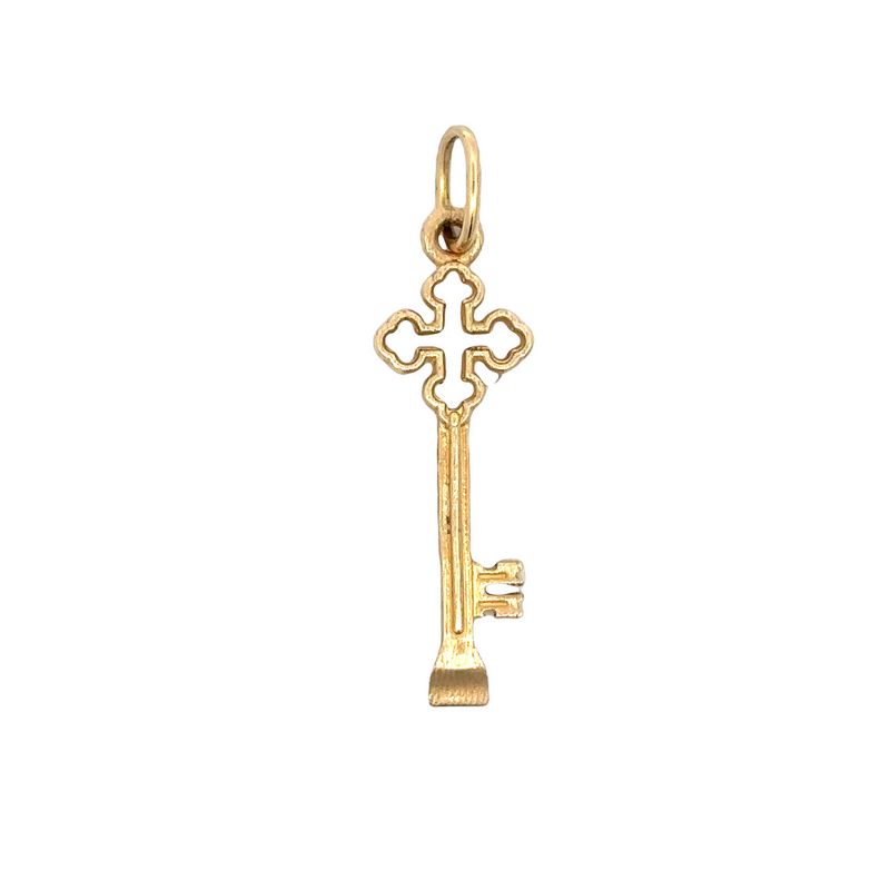 Erica Molinari 14K Gold Ornate Key Charm