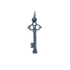 Erica Molinari Sterling Silver Diamond Ornate Key Charm