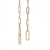Erica Molinari 14k yellow gold open end paperclip chain