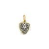 Erica Molinari baby fox charm backside with flower and leafy branches.