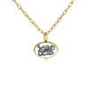 Erica Molinari 18K Gold Oval Vitreous Enamel "Octopus" Charm