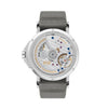 Exhibition back side of Nomos Ahoi Neomatik watch in color Sand
