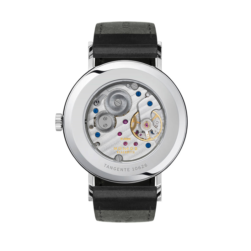 Nomos Tangente 38 Stainless Steel Ref. 164 case back
