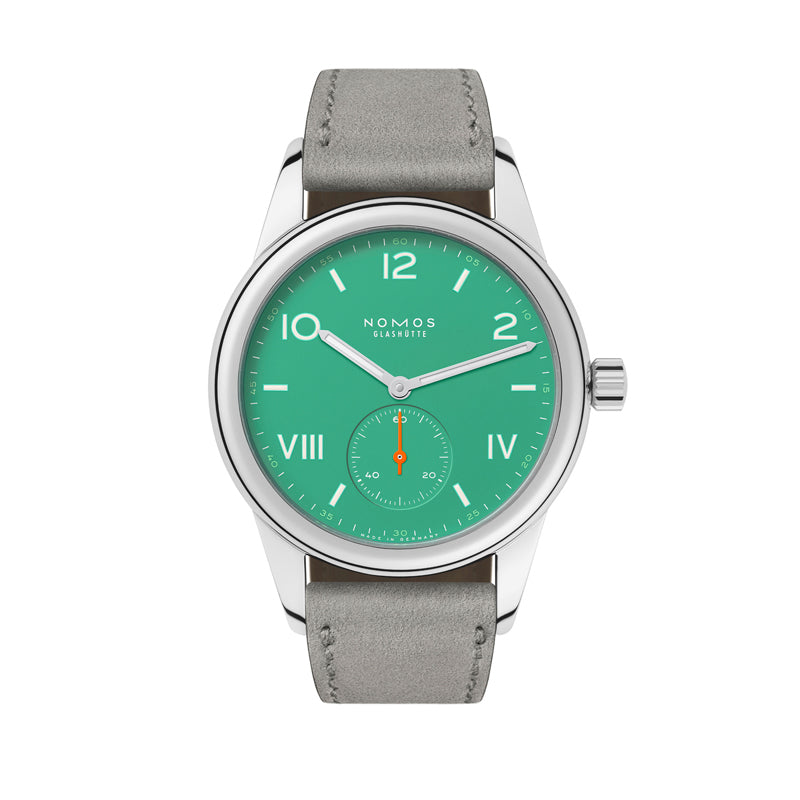 Nomos Club Campus Electric Green Stainless Steel Ref. 715.GB