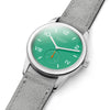 Nomos Club Campus 38 Electric Green Stainless Steel Ref. 726