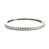 back side of Rene Escobar 18k rose gold rene diamond bangle bracelet