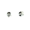 back side of Sethi Couture Tuilerie diamond flower stud earrings