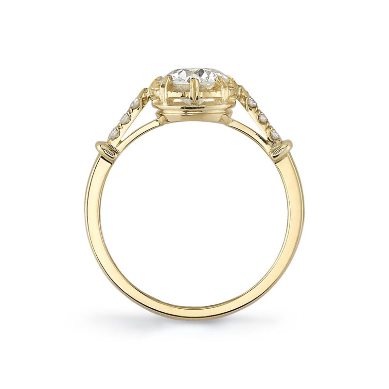 Single Stone 18ky Arielle Old European Diamond Ring