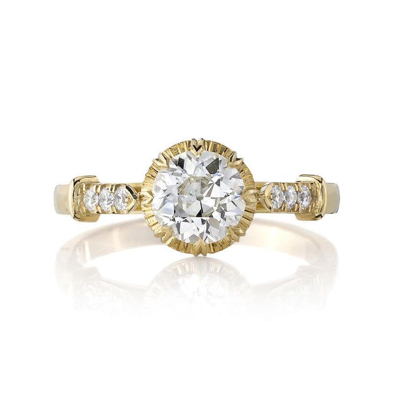 Single Stone 18ky Arielle Old European Diamond Ring