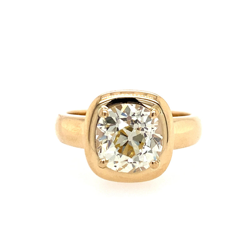 Single Stone "Cori" Old European Diamond Ring