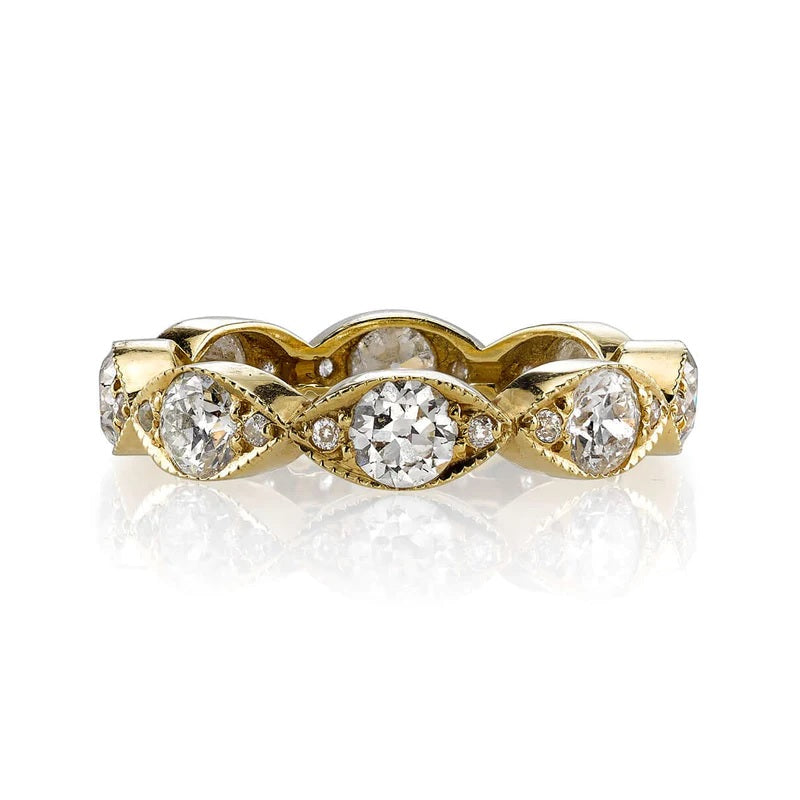 Single Stone "Kelly" Diamond Band