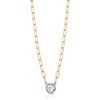 Single Stone "Summer" Diamond Pendant Necklace