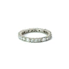 Suwa diamond and platinum eternity band
