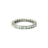 Suwa diamond and platinum eternity band