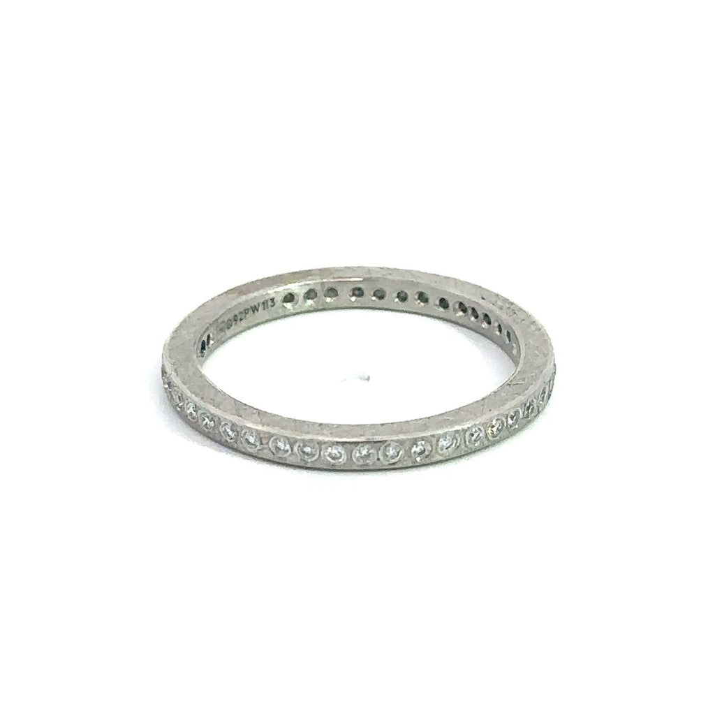 Todd Reed platinum diamond flush set eternity band