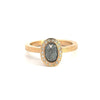 Todd Reed oval gray diamond and 18k rose gold ring