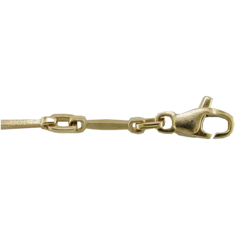 Alex Sepkus 18K yellow gold "Box" chain with lobster clasp featuring one diamond