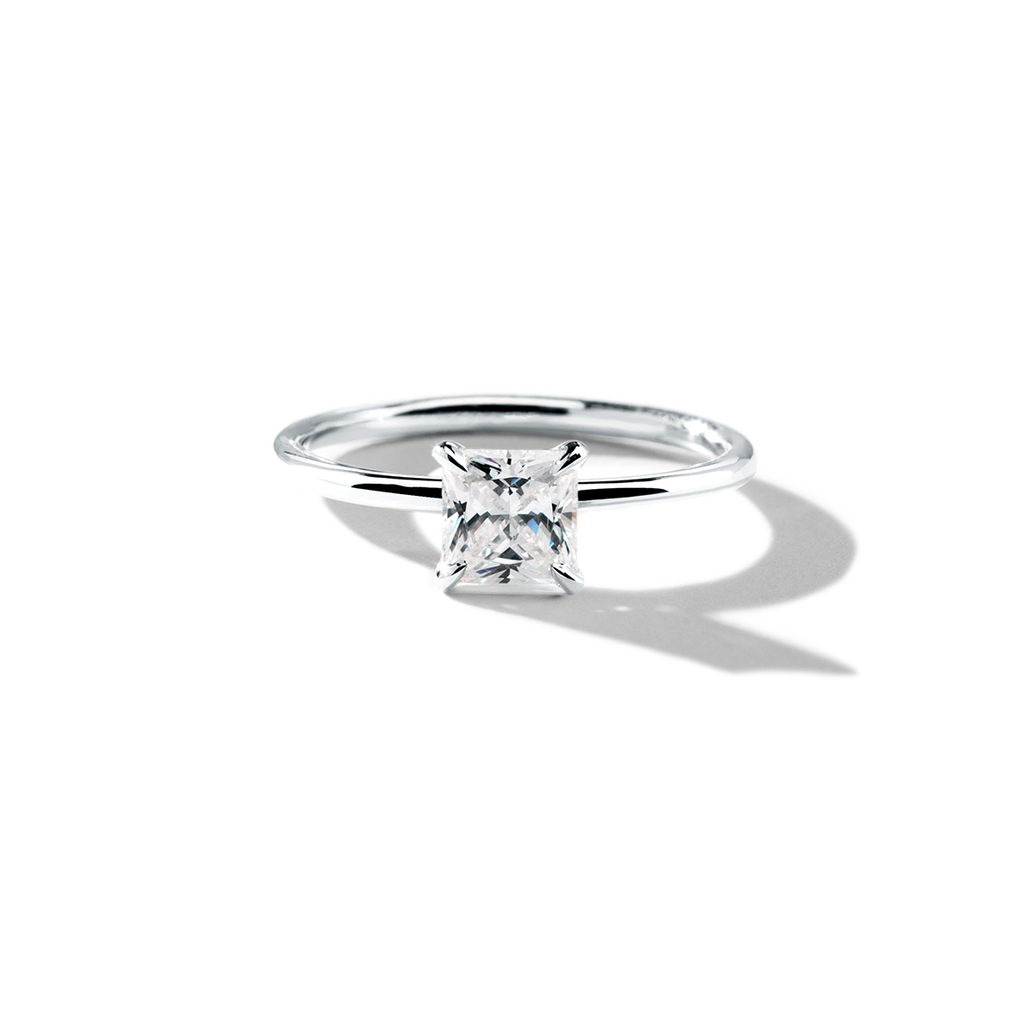 ILA Pixie Princess Diamond Engagement Ring 18K White Gold or Platinum