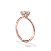 ILA Pixie Round Diamond Engagement Ring 18K Rose Gold