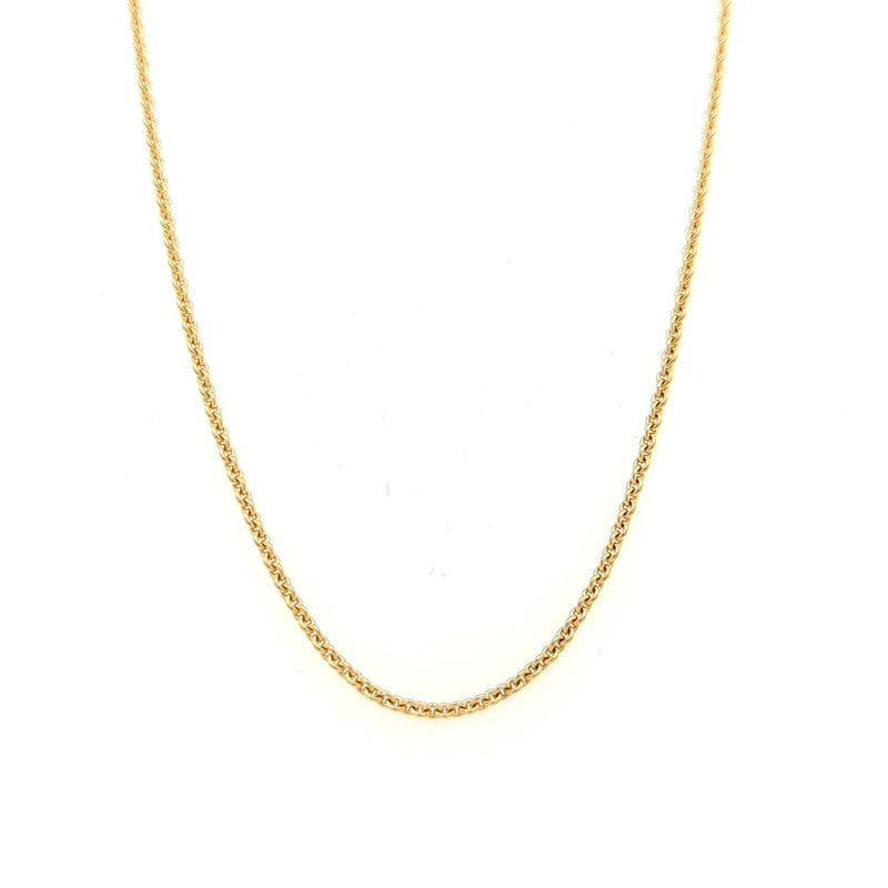 Alex Sepkus 18K Yellow Gold 1.5mm Cable Chain - 18 Inches