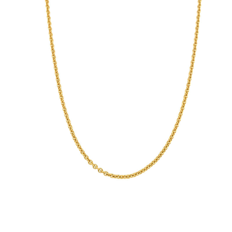 Alex Sepkus 1.5MM 18K Yellow Gold Cable Chain - 27 Inch