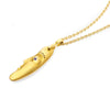 Alex Sepkus 18K Yellow Gold "Big Sleep" Sapphire and Diamond Pendant