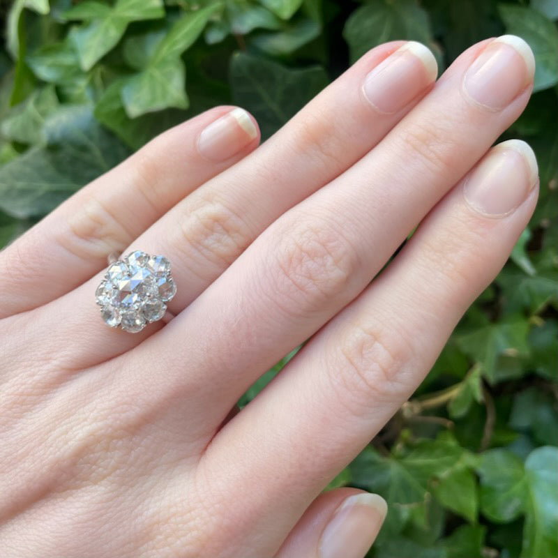 ijs kalkoen schattig Bayco Jewels Oval Rose Cut Diamond Ring