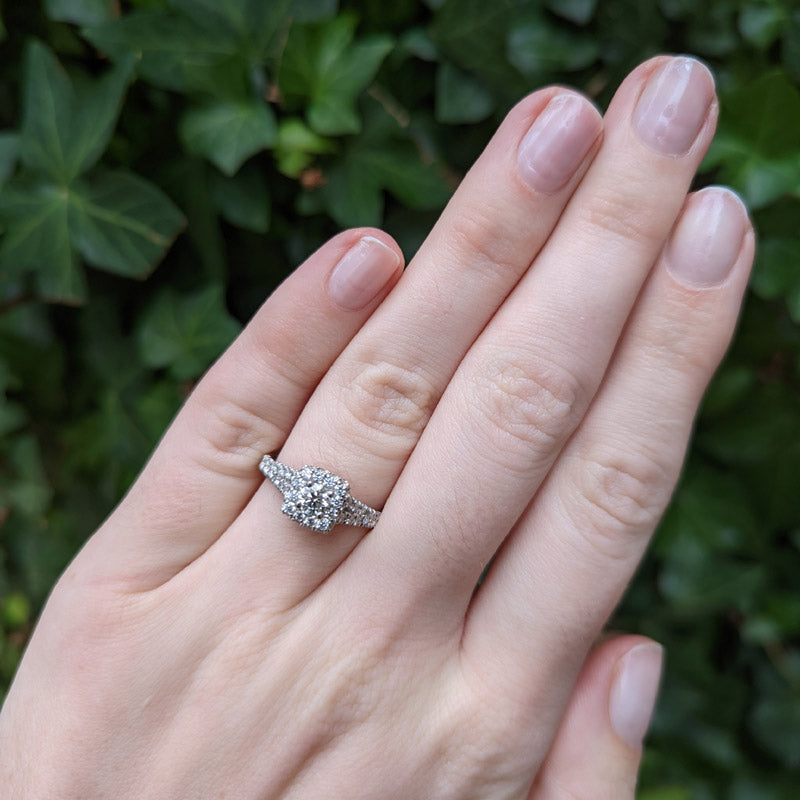 Hearts on Fire Acclaim Diamond and 18K White Gold Ring