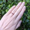 Jane Taylor Jewelry Pink Sapphire Half Eternity Band on hand