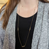 Jennifer Dawes Design Quartz Station Necklace on model