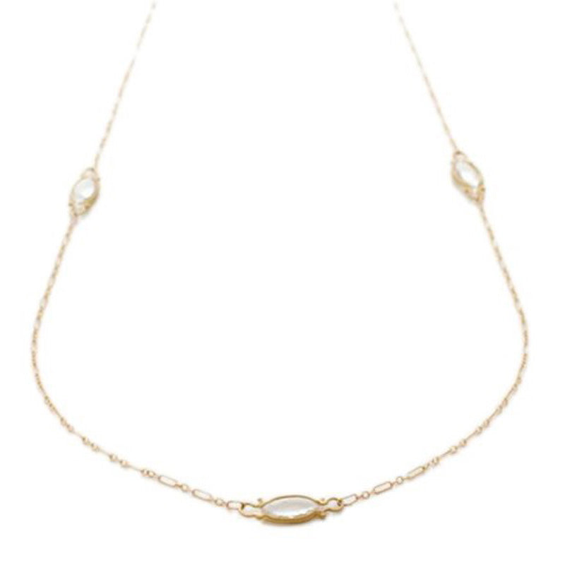 Jennifer Dawes Design Quartz Station Necklace