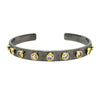 John Apel Two-Tone Diamond Cuff Bracelet