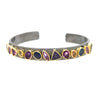 John Apel Multi-Color Sapphire Cuff Bracelet - 2