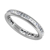 Mark Patterson Platinum Princess Cut Diamond Eternity Band