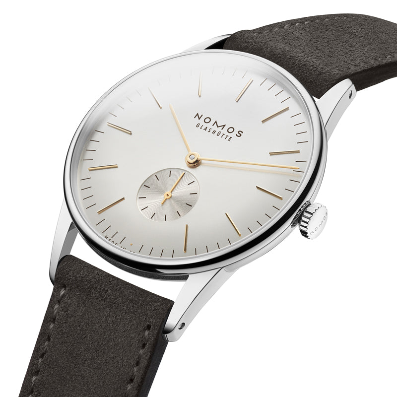 Nomos Orion 38 Silver Stainless Steel Ref. 379