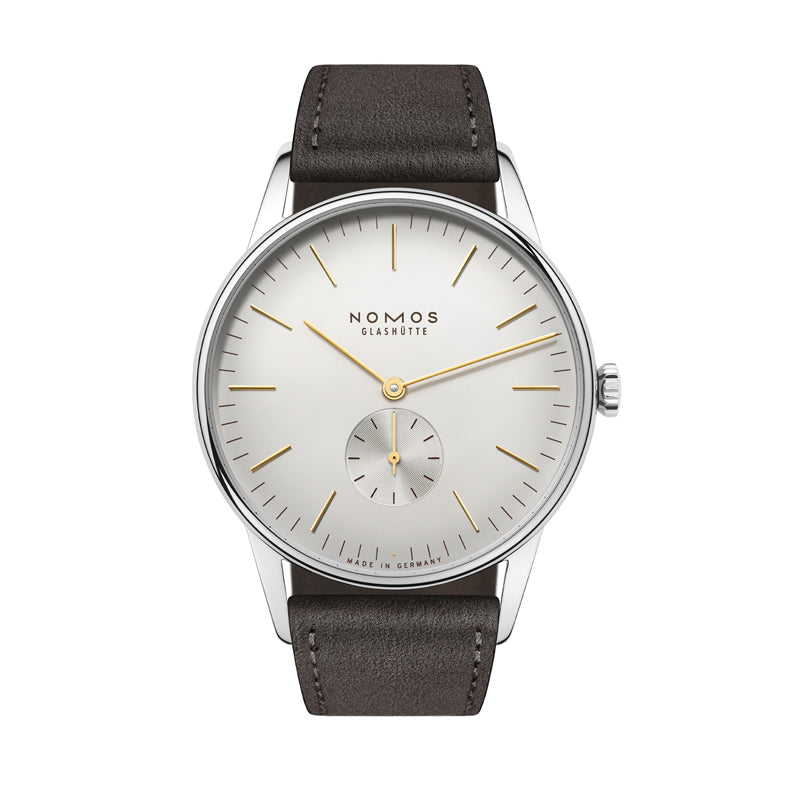 Nomos Orion 38 Silver Stainless Steel Ref. 379
