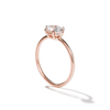 ILA East-West Oval Diamond Engagement Ring 18K Rose Gold