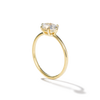 ILA East-West Oval Diamond Engagement Ring 18K Yellow Gold