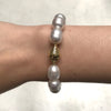 Ray Griffiths South Sea Pearl Stretch Bracelet on wrist