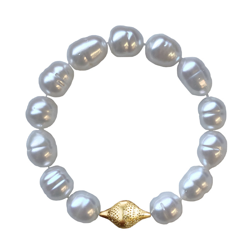 Ray Griffiths South Sea Pearl Stretch Bracelet